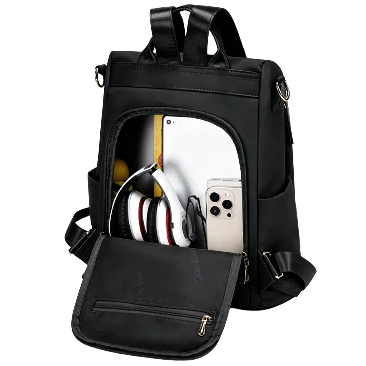 Leathario Mochila Antirrobo Para Mujer con Multibolsillos, Bolso Multifuncional para Uso Diario como Viaje, Escuela y Universidad