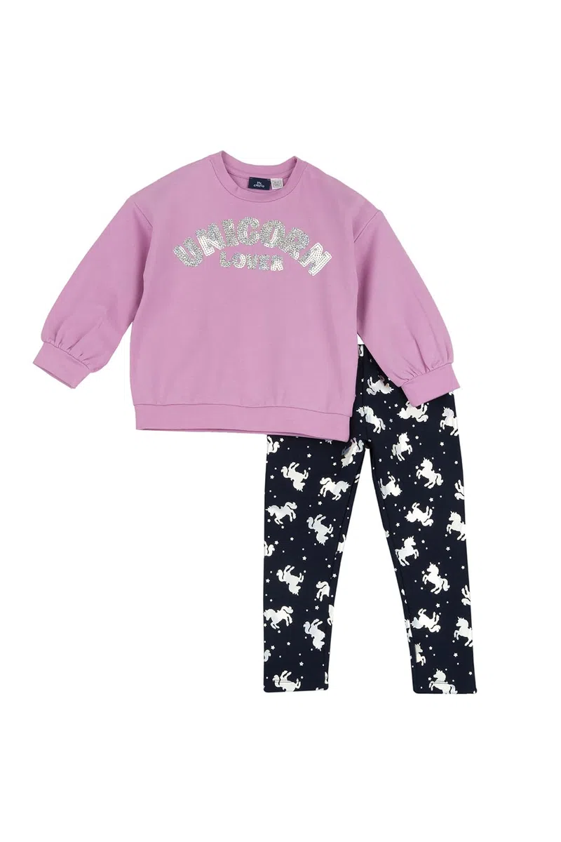 Chicco, Conjunto Chándal Niña y Niño, Sudadera y Pantalones de Algodón Suave, Diseñado en Italia, Ropa Niñas y Niños