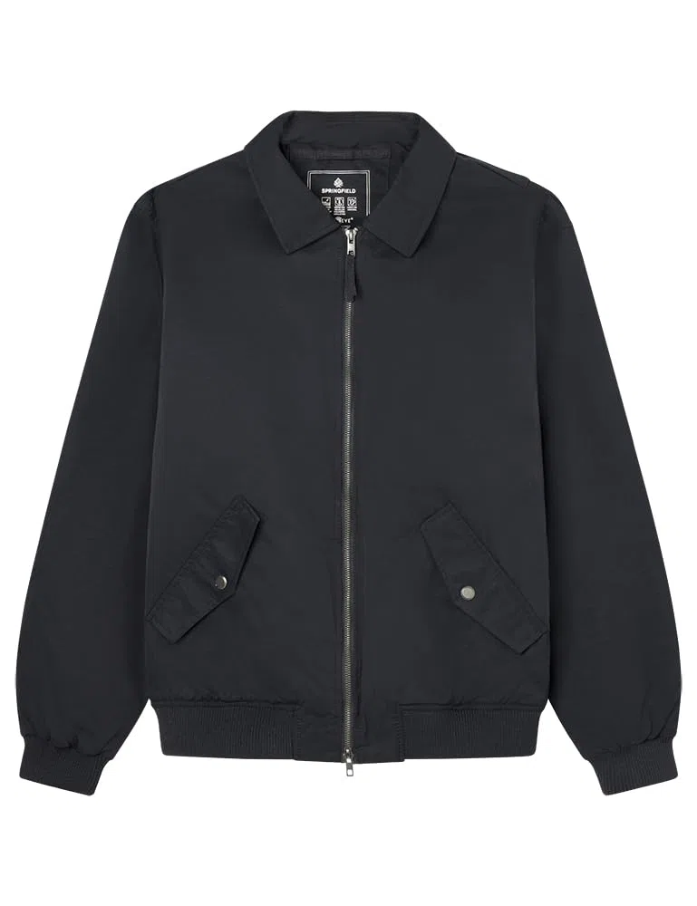 SPRINGFIELD Aviator Light Puffed Jacket With Shirt Collar. Chaqueta Ligera Hombre