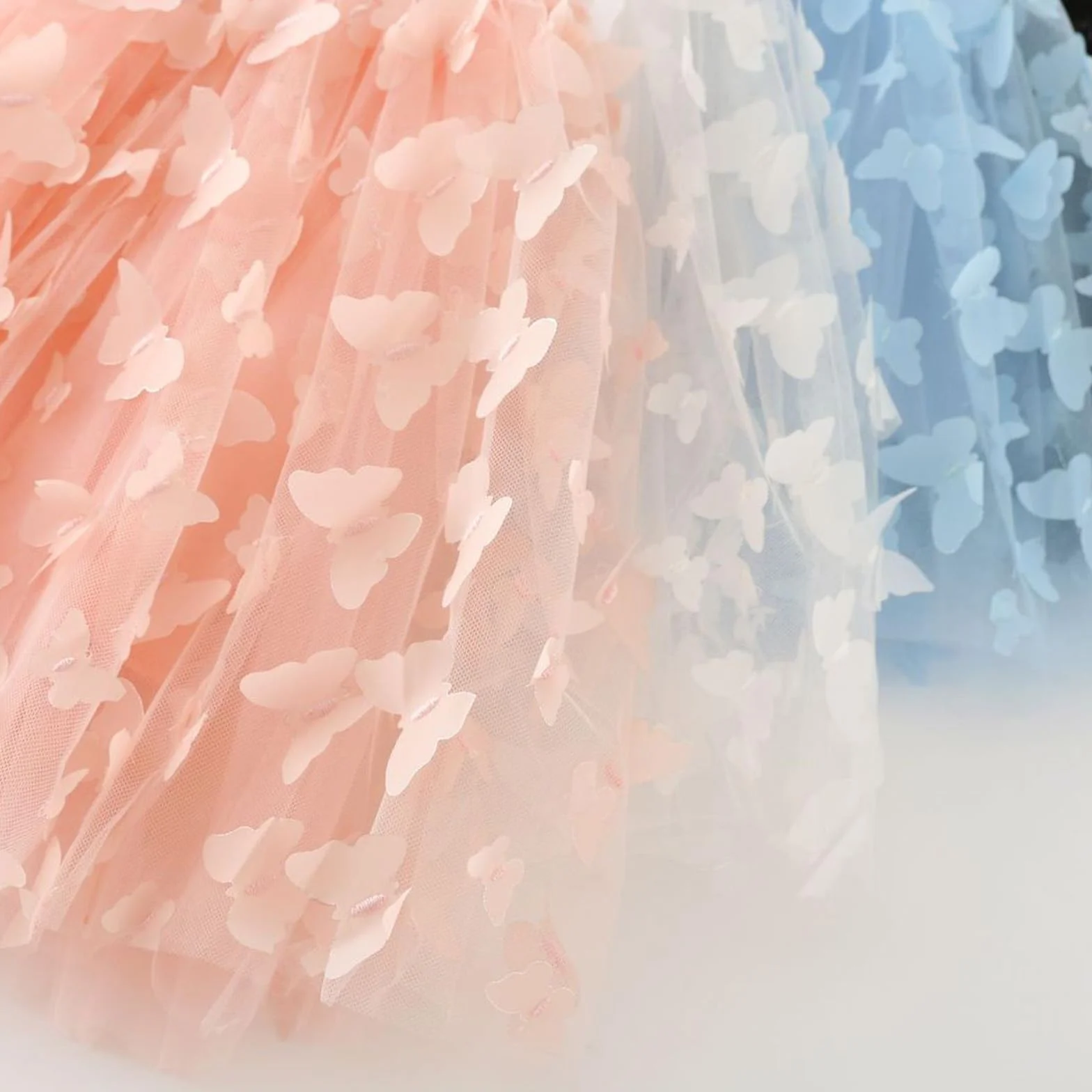 Falda de Ballet con Lazo para Disfraz de Fiesta de Baile para niñas, de Encaje, Volantes y Transpirable, Ideal para Escuela, Verano Acampanado