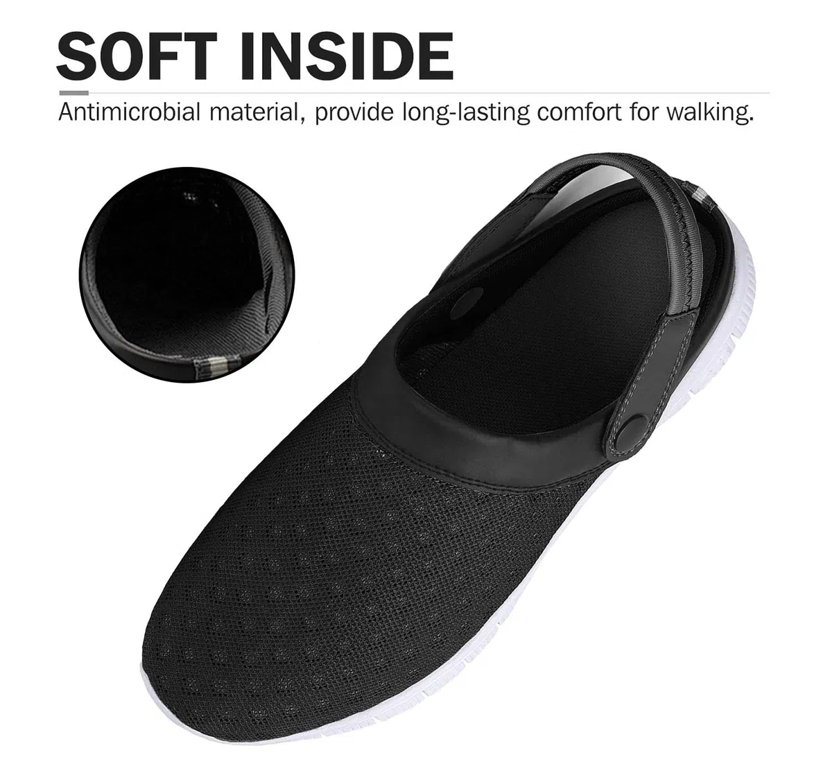 SAGUARO Zuecos Unisex Sandalias de Playa Respirable Ligeros para Hombre Mujer