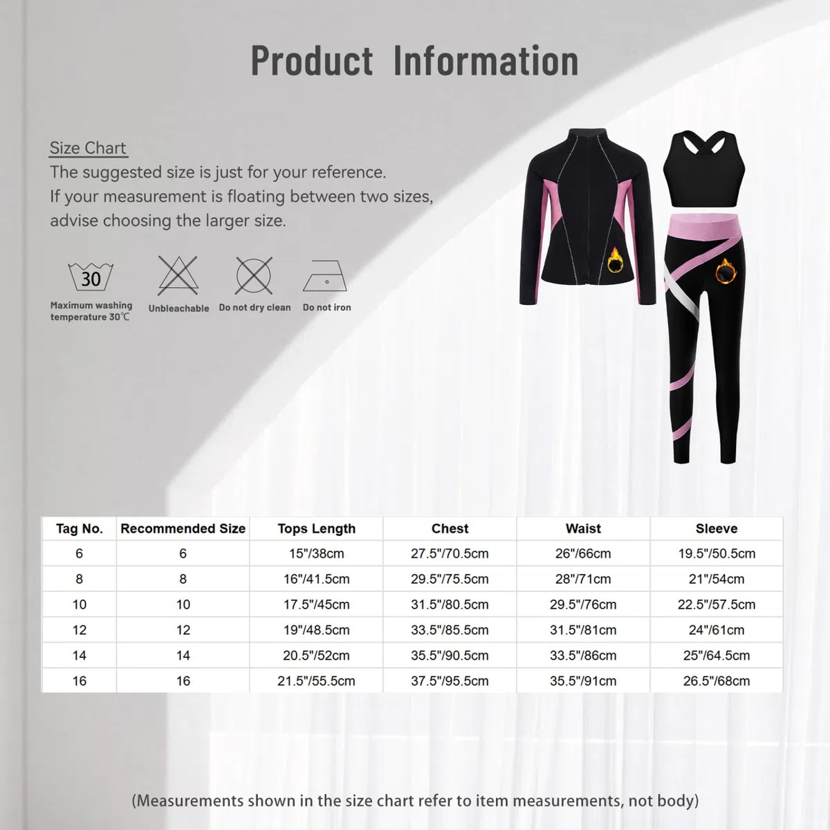 Traje térmico para patinaje artístico, chaqueta de forro polar + sujetador deportivo + pantalones de patinaje sobre hielo, 3 piezas, talla 110-170