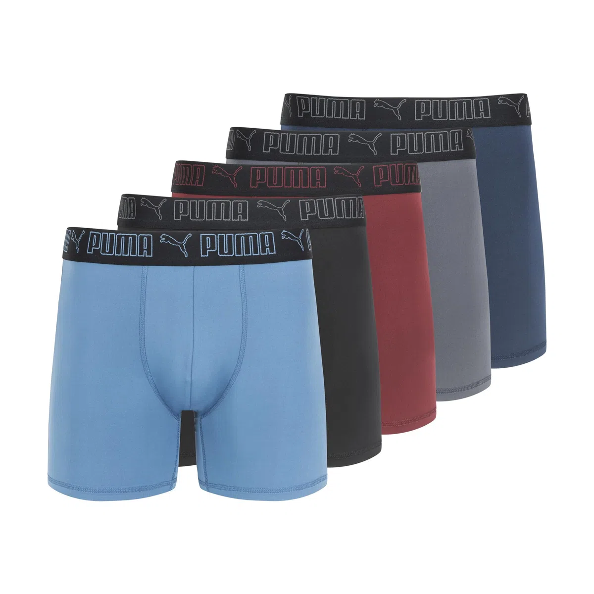 Puma 5 Pack Performance Boxer Briefs Ropa Interior de Hombres Hombre