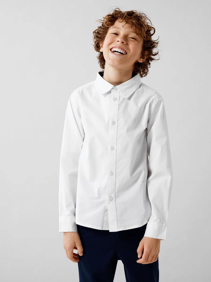 NAME IT Nkmnewsa Ls Shirt Noos Camisa, Niños, Azul Claro