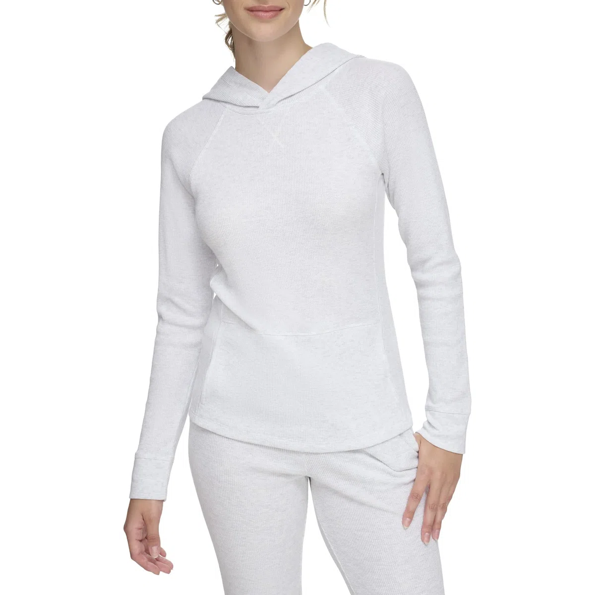 Calvin Klein Pull On Long Sleeve Kanga Pocket Sweatshirt Sudadera con Capucha Mujer