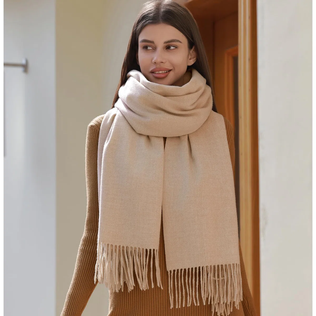 RIIQIICHY Pañuelo, chal, bufanda pashmina para mujer, para boda, bufanda para pasar un invierno cálido