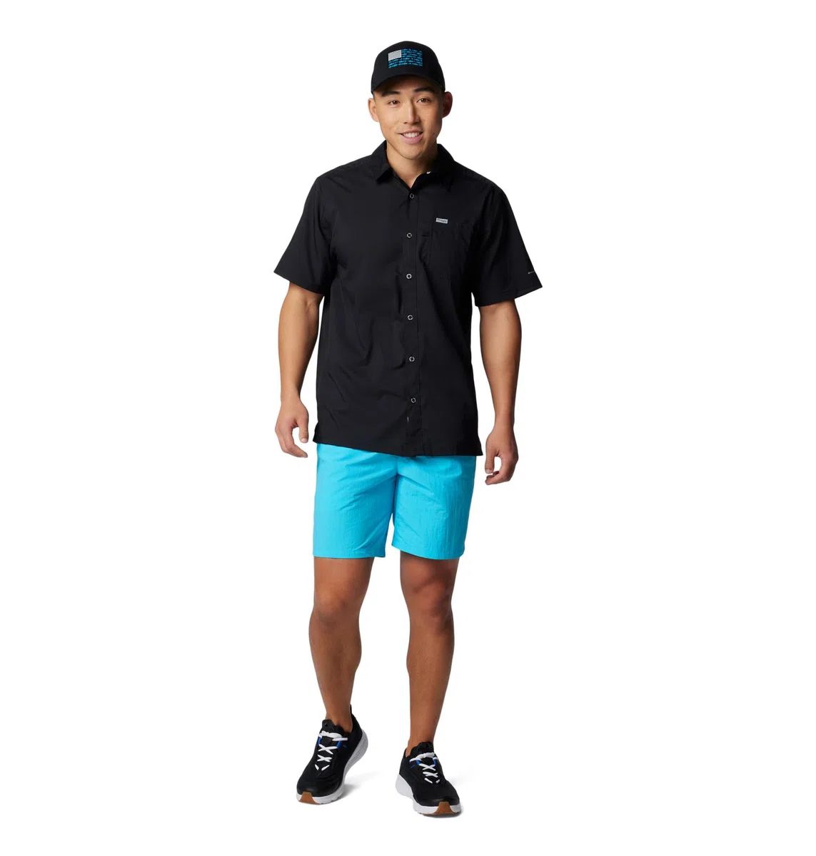 Columbia PFG Slack Tide Camp Shirt, Camisa De Manga Corta para Senderismo Y Trekking para Hombre