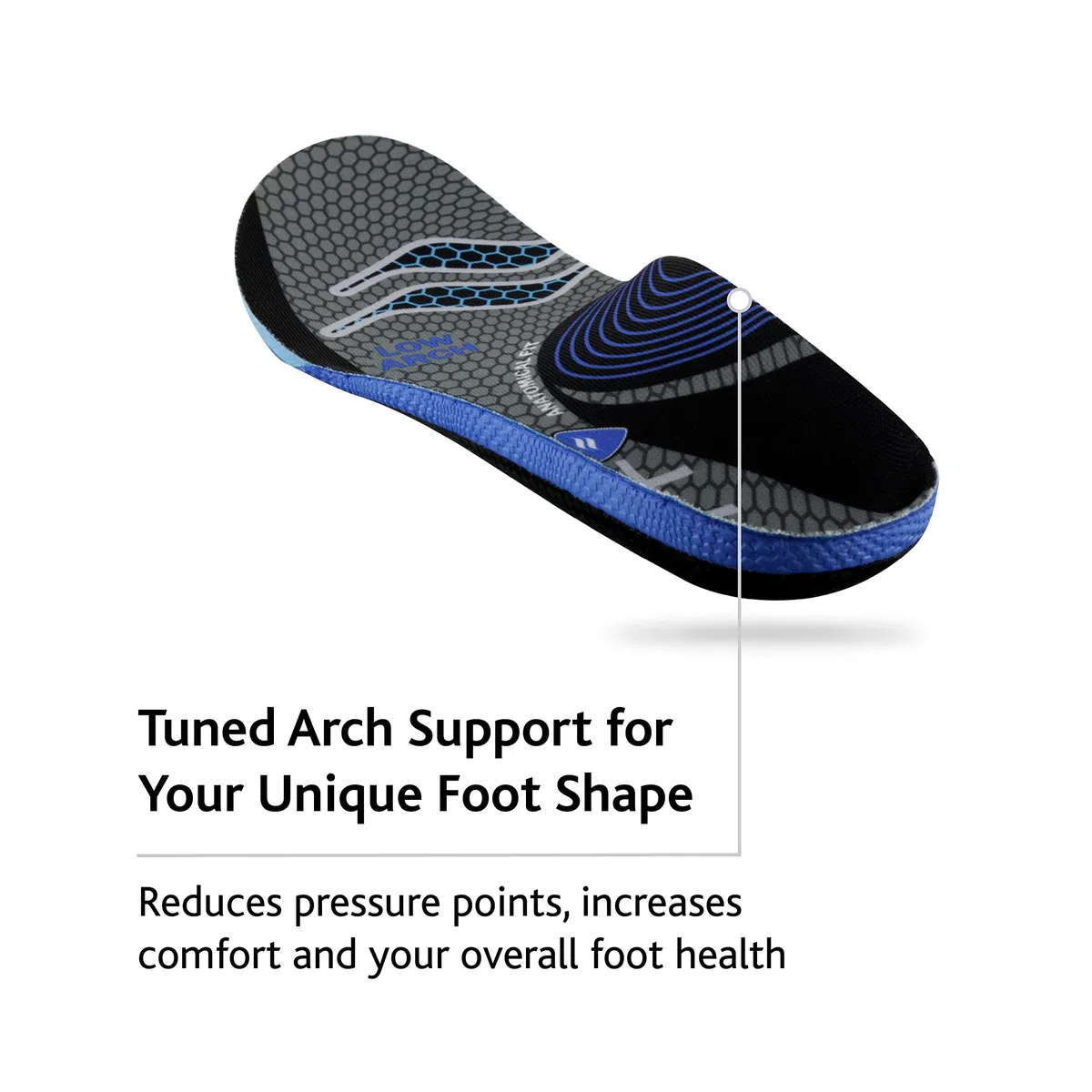 Sof Sole Plantillas unisex FIT Support de espuma de longitud completa para zapatos