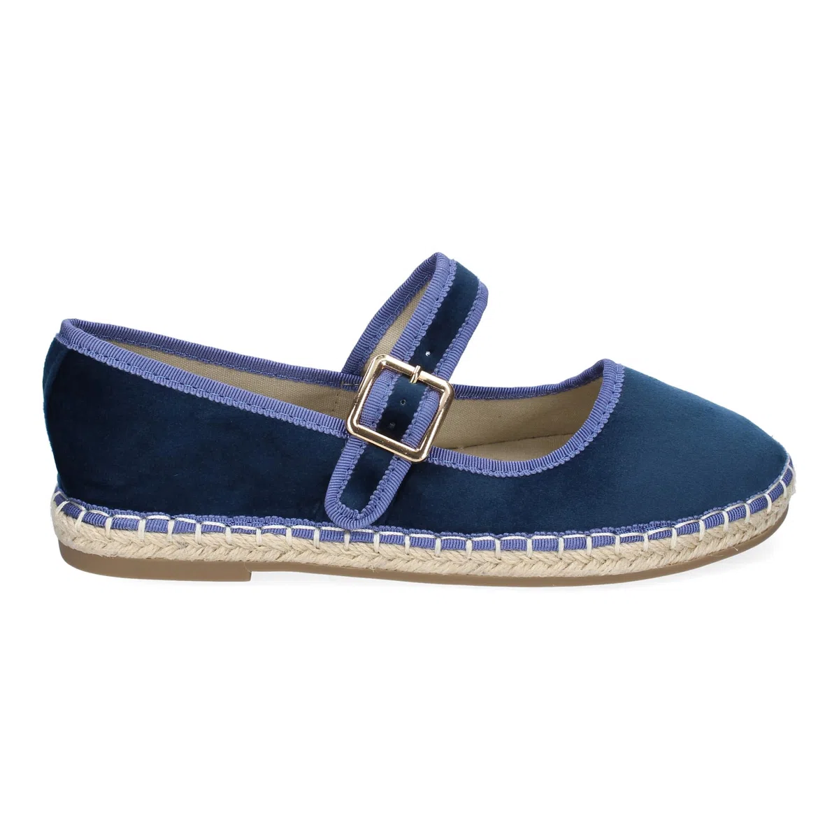 shoes&blues.es Bailarina Alpargata de Mujer con Yute, Comodas, Diseno Moderno y Cierre de Hebilla para un Ajuste Comodo, Ideales para Primavera-Verano.