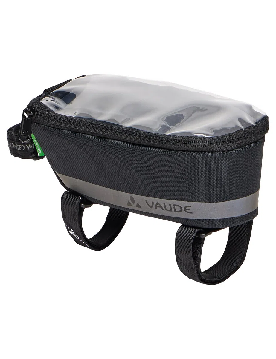 Vaude - Top Tube Phone Bag, Bolsas de Marco Unisexo, Black, Einheitsgröße -