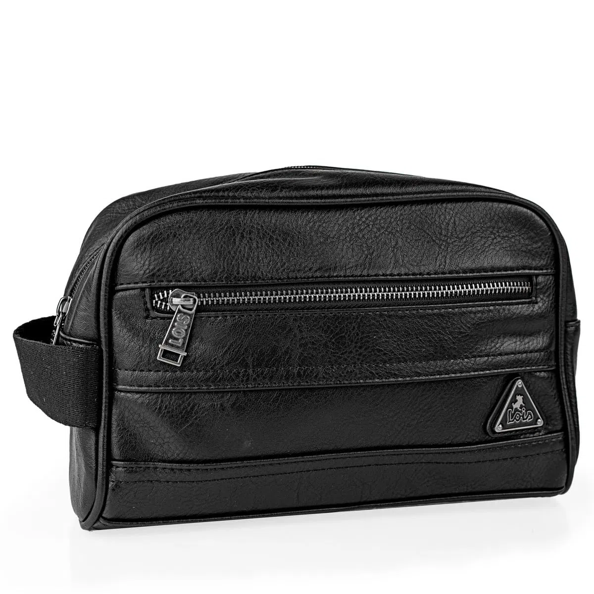 Lois - Neceser Hombre Pequeño. Bolsa de Aseo. Viaje. Negro