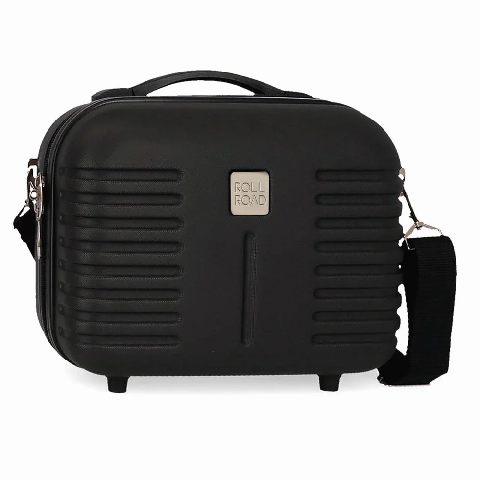 ROLL ROAD India, Neceser ABS Adaptable Unisex Adulto, Negro (Black), Media