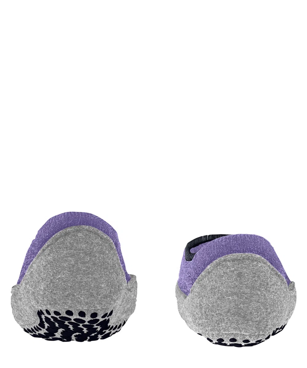 FALKE unisex niños Cosy Slipper calcetín pantufla antideslizante nubs impreso en suela agarre mejorado caliente interior de felpa transpirable regulación del clima antiolores lana 1 par
