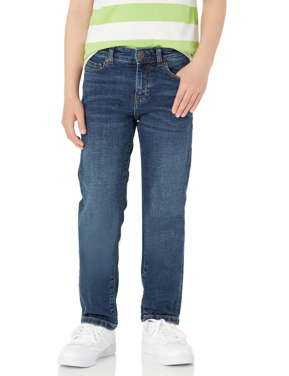 Amazon Essentials Niños Vaqueros Estándar de Corte Recto