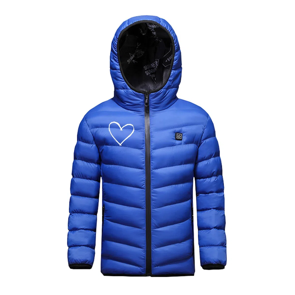 Chaqueta Calefactable Niños, Abrigo Calefactable Eléctrico USB 3 Temperaturas Ajustables, Lavable Ropa de Plumón Calefactor de Invierno para Pesca, Caza y Esquí Recargable Chalecos Cálidos