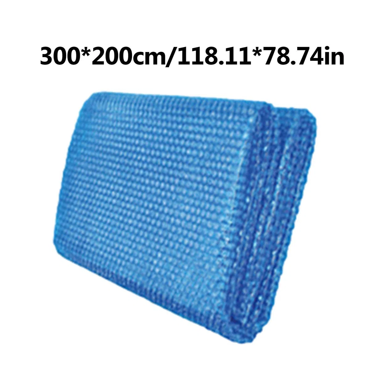 300 x 200 cm Cubierta De Piscina Solar De Natación - Cubierta Solar De Burbujas De Piscina | Protección Solar A Prueba De Lluvia Y Polvo De Polvo Aislamiento Térmico Cuttable para La Protección Solar