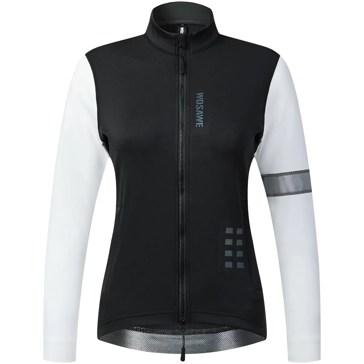 WOSAWE Chaqueta de ciclismo para mujer, resistente al viento, térmica, forro polar, transpirable, para correr, equitación, senderismo, carreras, camping
