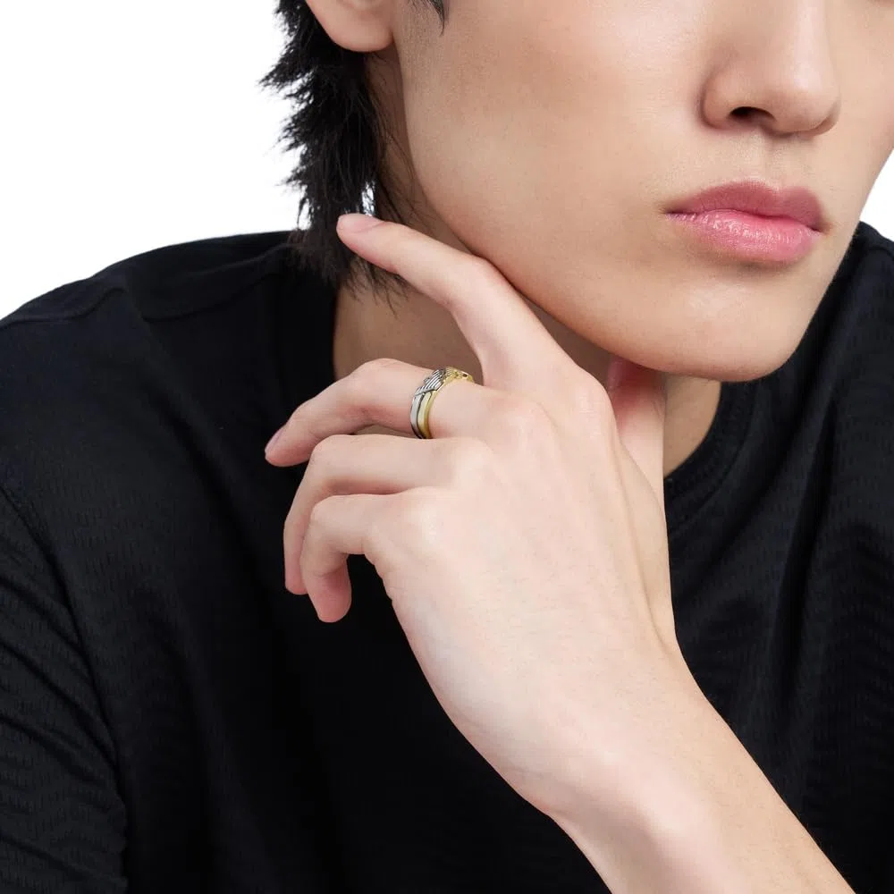 Emporio Armani Anillos Focales Mujer de acero inoxidable o latón