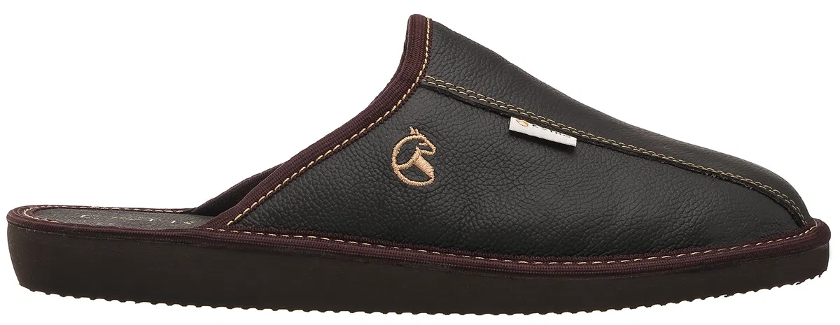ESTRO Zapatillas De Casa Hombre Invierno Piel De Carnero Pantuflas Casa Hombre Lana Suela De Memoria FROST