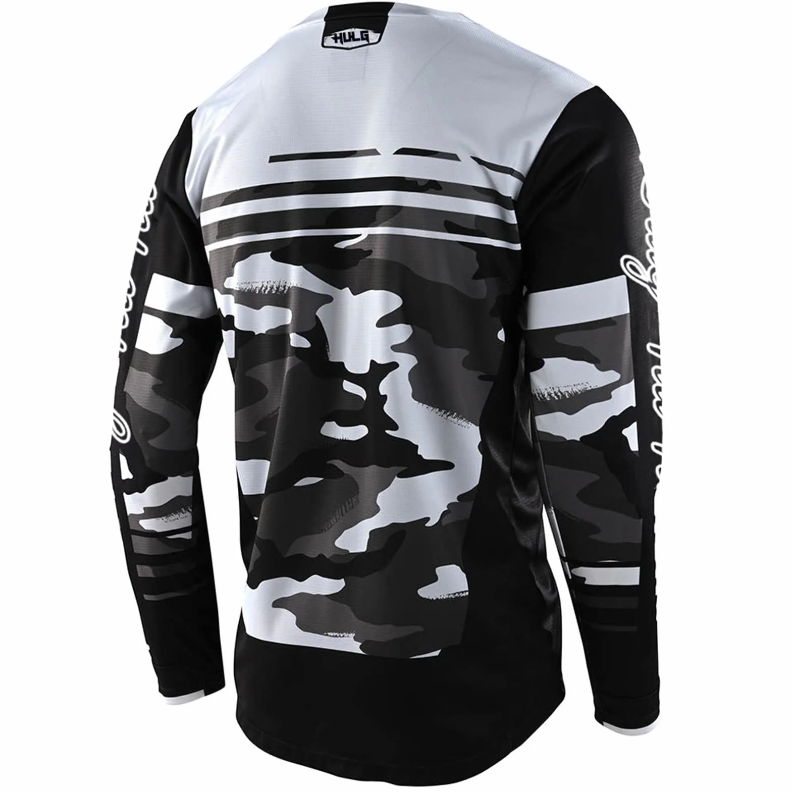 Maillot De Ciclismo para Hombre/Camisetas De Motocross De Manga Larga, Bicicleta De Montaña MX MTB, Material Ligero, Material Transpirable, Ajuste Holgado Cómodo
