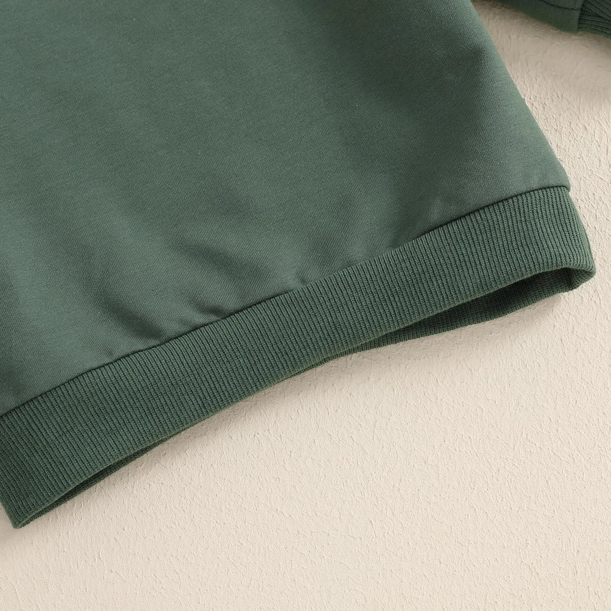 Geagodelia Sudaderas para bebés y niños pequeños, de manga larga, para primavera y otoño, color liso, sin botones, elástico, ropa de 3 piezas