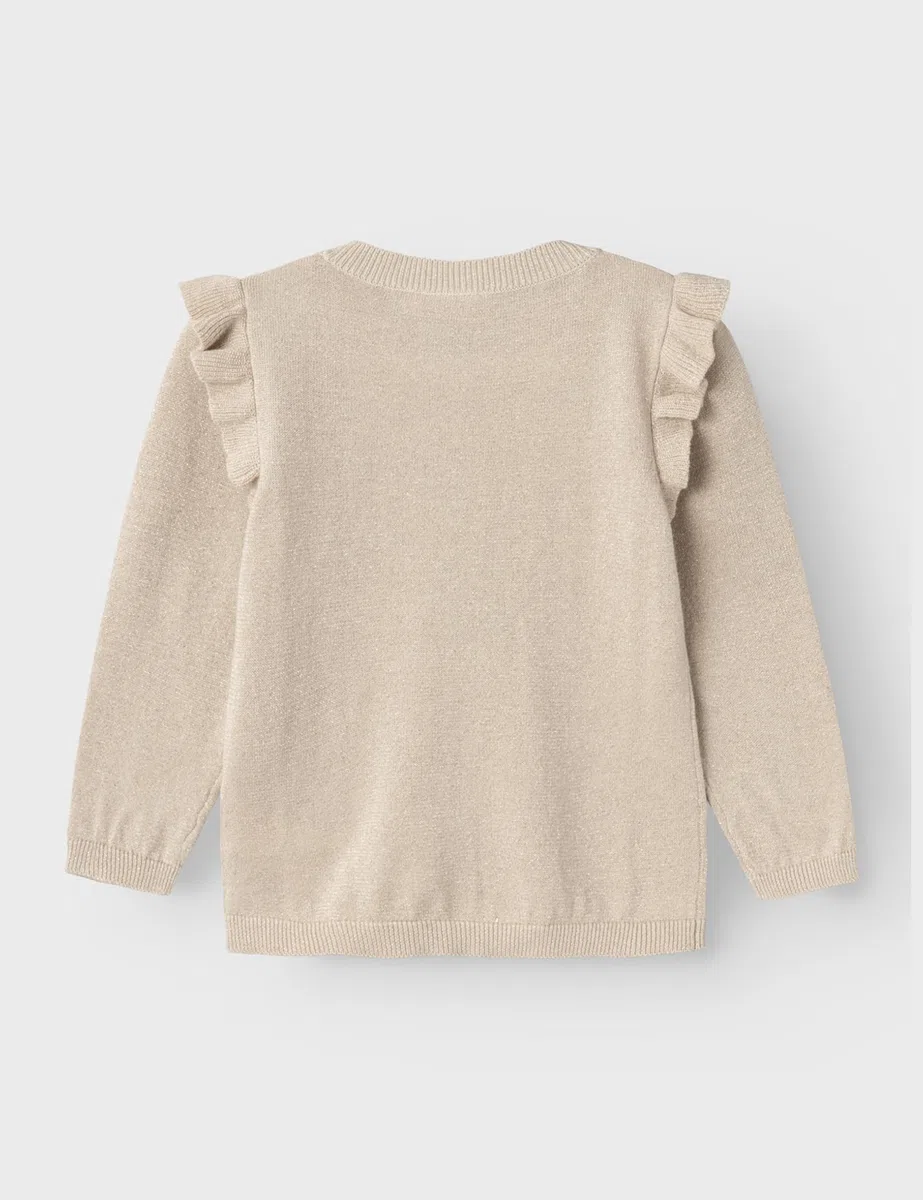 NAME IT Nmfabinne LS Knit Card Noos para Niñas