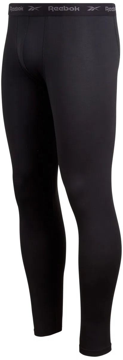 Reebok Leggings de rendimiento para hombre, capa base atlética larga John Leggings (S-XL)
