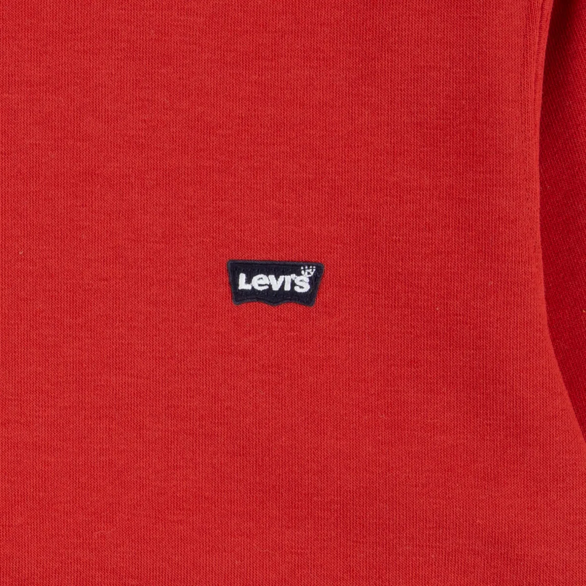 Levi's Po-Pull-Over Hoody Sudadera, Rojo Pompeyano, 5 años para Niños