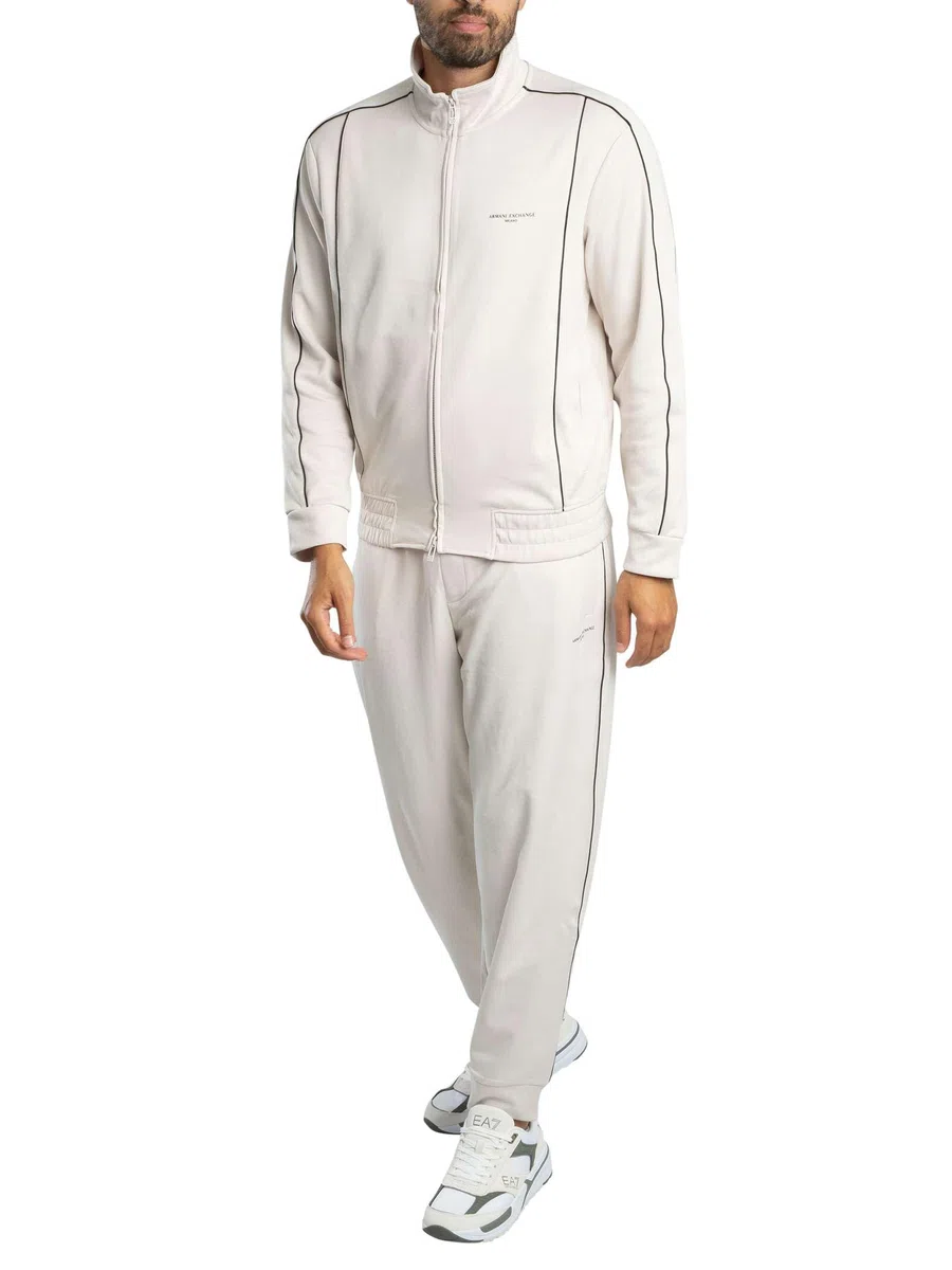 Armani Exchange Long Sleeve Side Logo Zip Closure Sudadera Hombre (Pack de 1)
