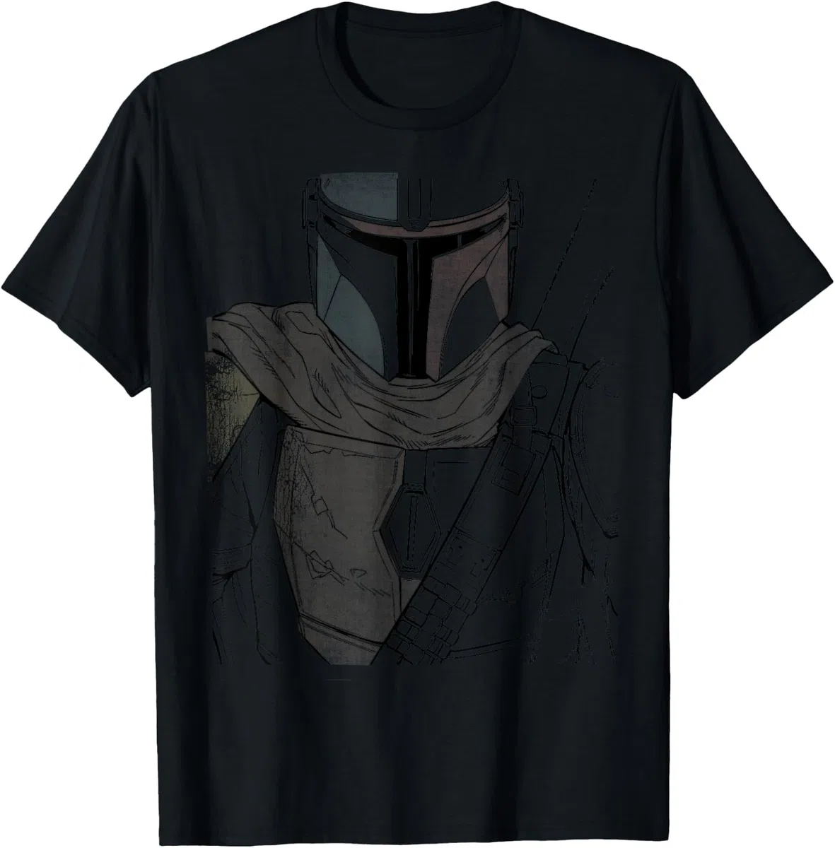 Star Wars The Mandalorian Muted Warrior Camiseta