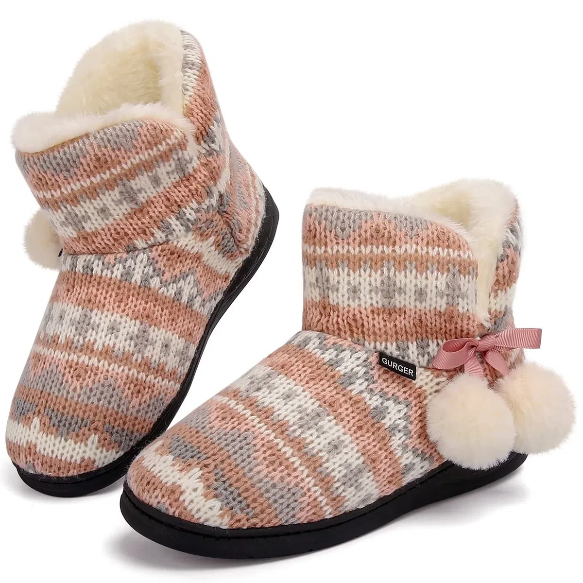 Zapatillas de Estar por Casa para Niños Niñas Invierno Caliente Peluche Pantuflas de Casa
