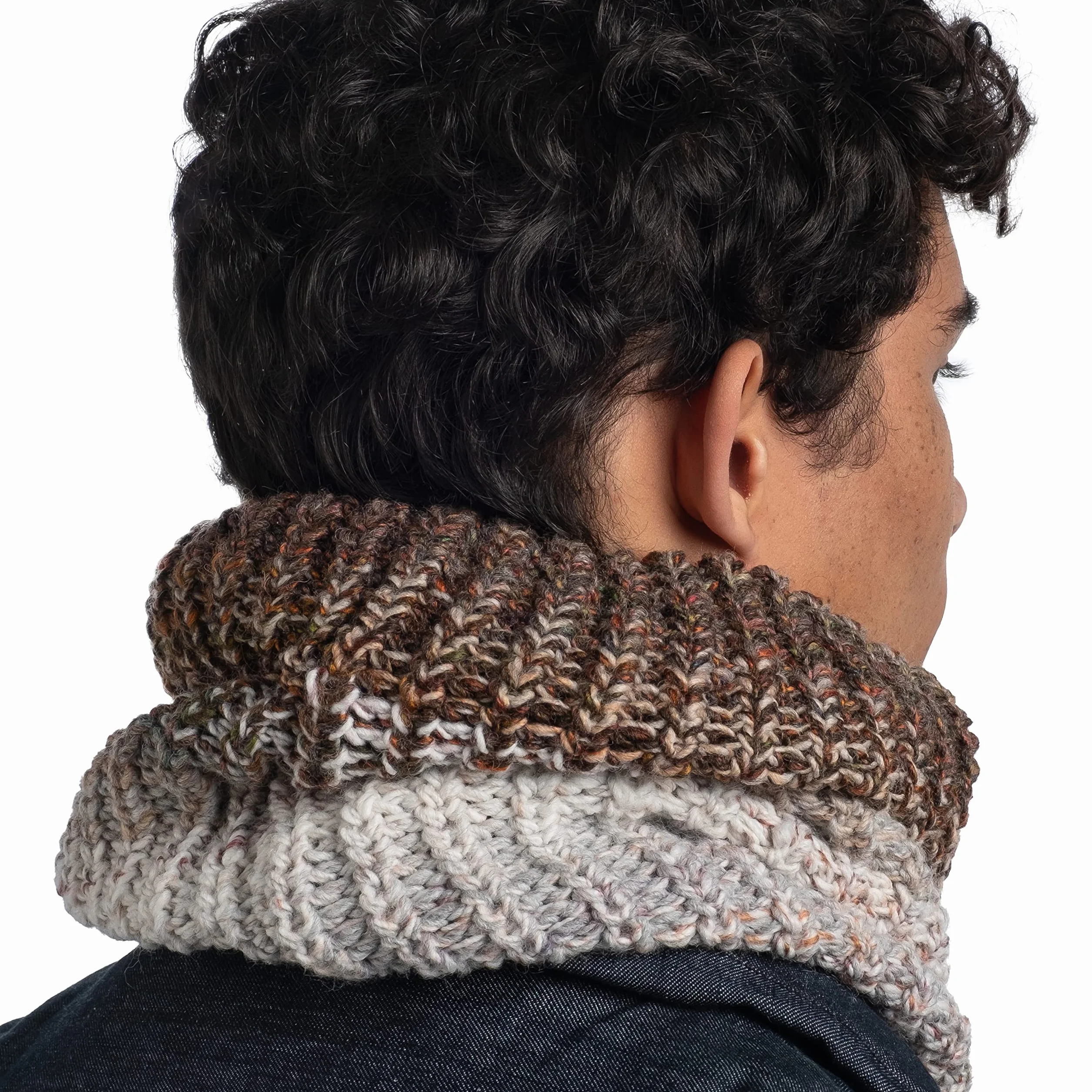 Buff Olya Multi Calentador de Cuello de Punto y Forro Polar para Hombre