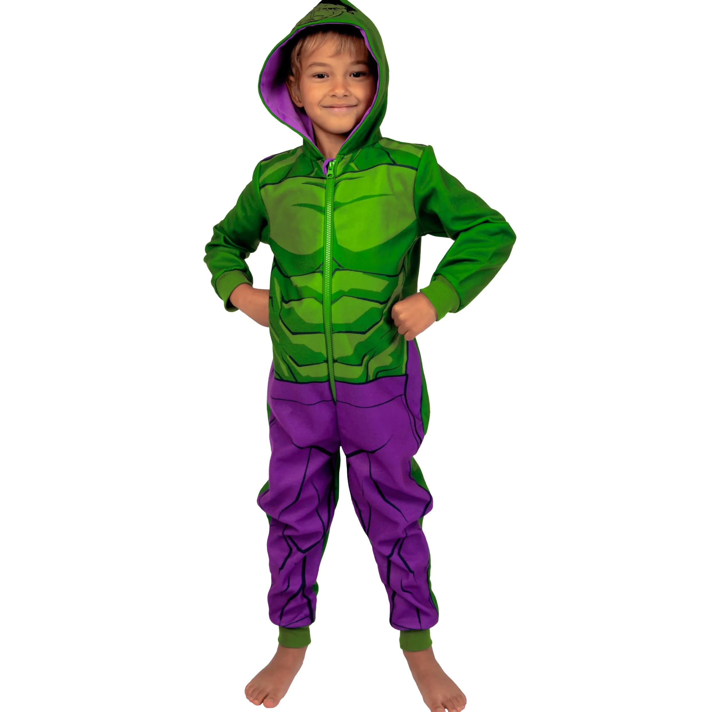Marvel Pijama Niño | Hulk Pijamas Polares | Pijama Polar Niño | Pijama Manta | 2 E 12 Años