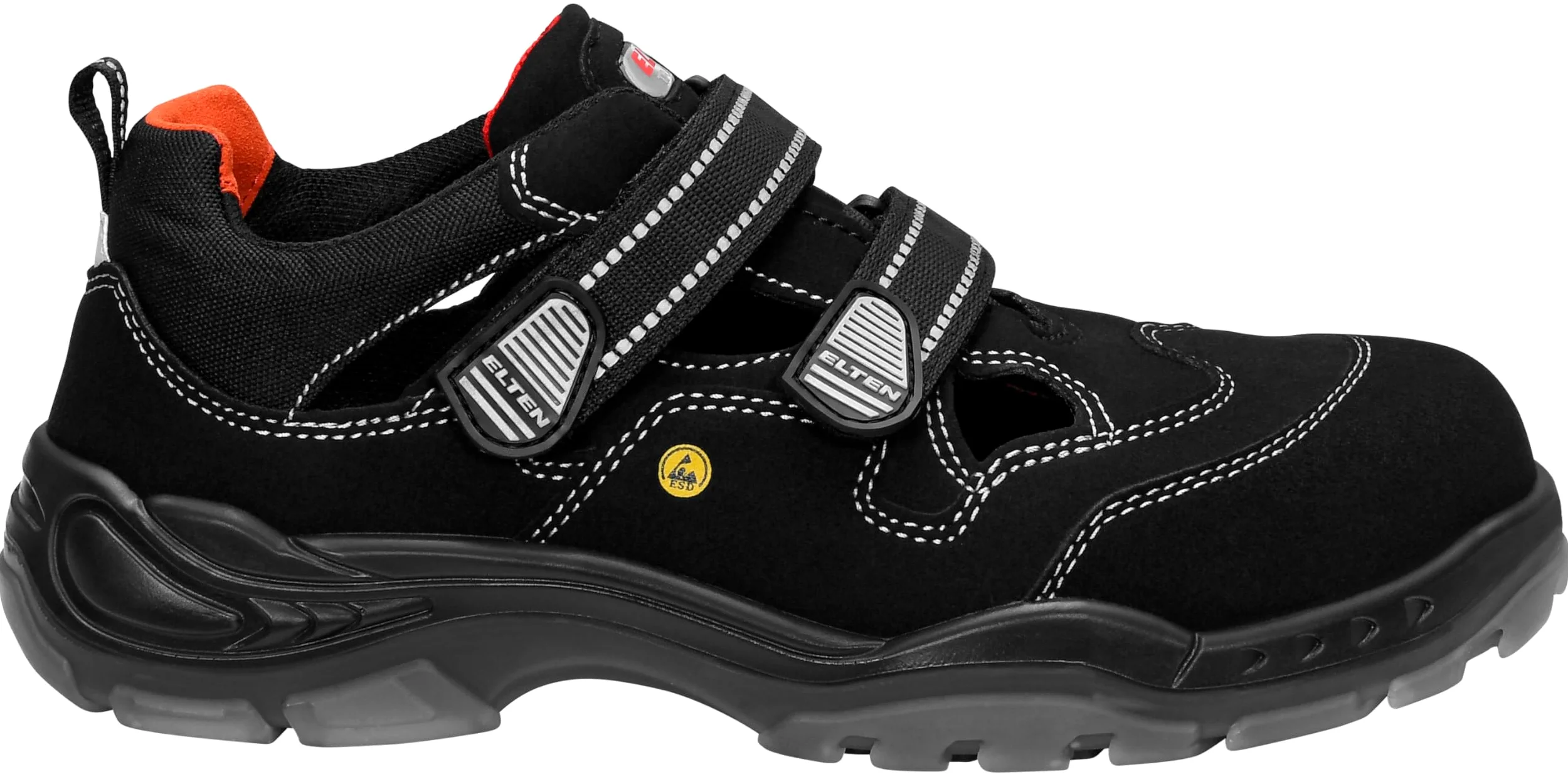 ELTEN SCOTT ESD S1, Zapatos de seguridad para mujer y hombre, ligero, puntera de plástico, material superior: textil, forro interior: textil (transpirable), talla 35