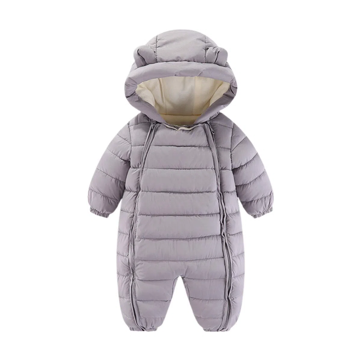 Generisch Traje de nieve para bebé recién nacido, ropa de invierno, abrigo, mono, niño, niña, chaqueta con capucha