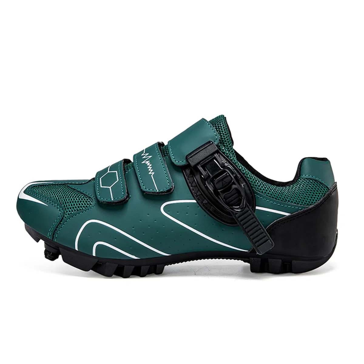 Hixingo Zapatilla de Ciclismo MTB Hombre Mujer Zapatos Bicicleta Montaña Exterior, Respirables Zapatillas de Ciclismo Adulto Unisex Compatibles SPD Lock System, 36-47EU