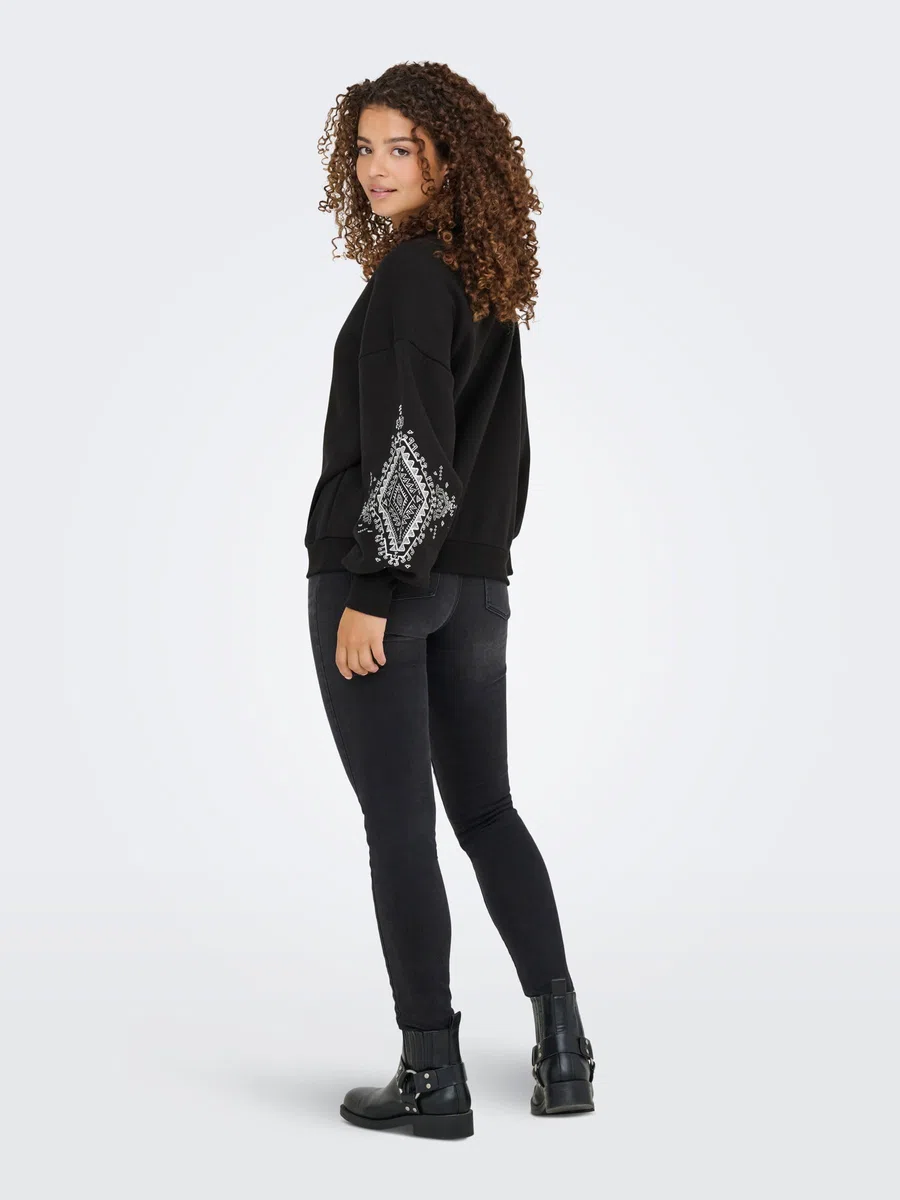 Only Onlcally L/S Print O-Neck CS Swt Onlcally L/S Print O-Neck CS Swt Mujer (Pack de 1)