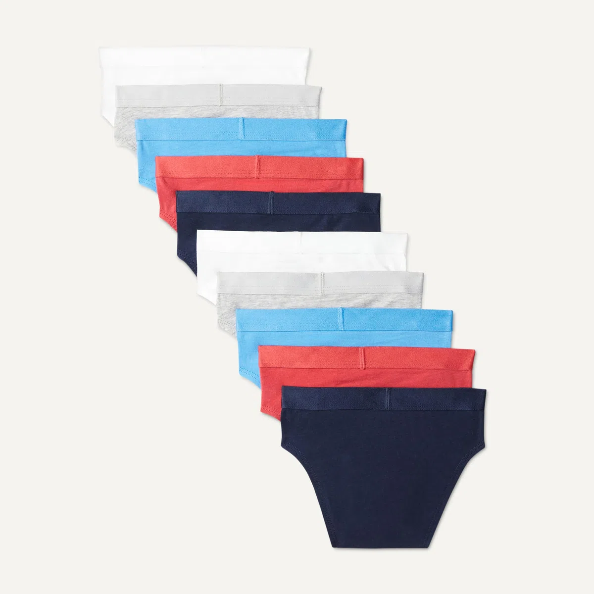Amazon Essentials Ropa Interior de Punto de algodón Niños, Paquete de 10