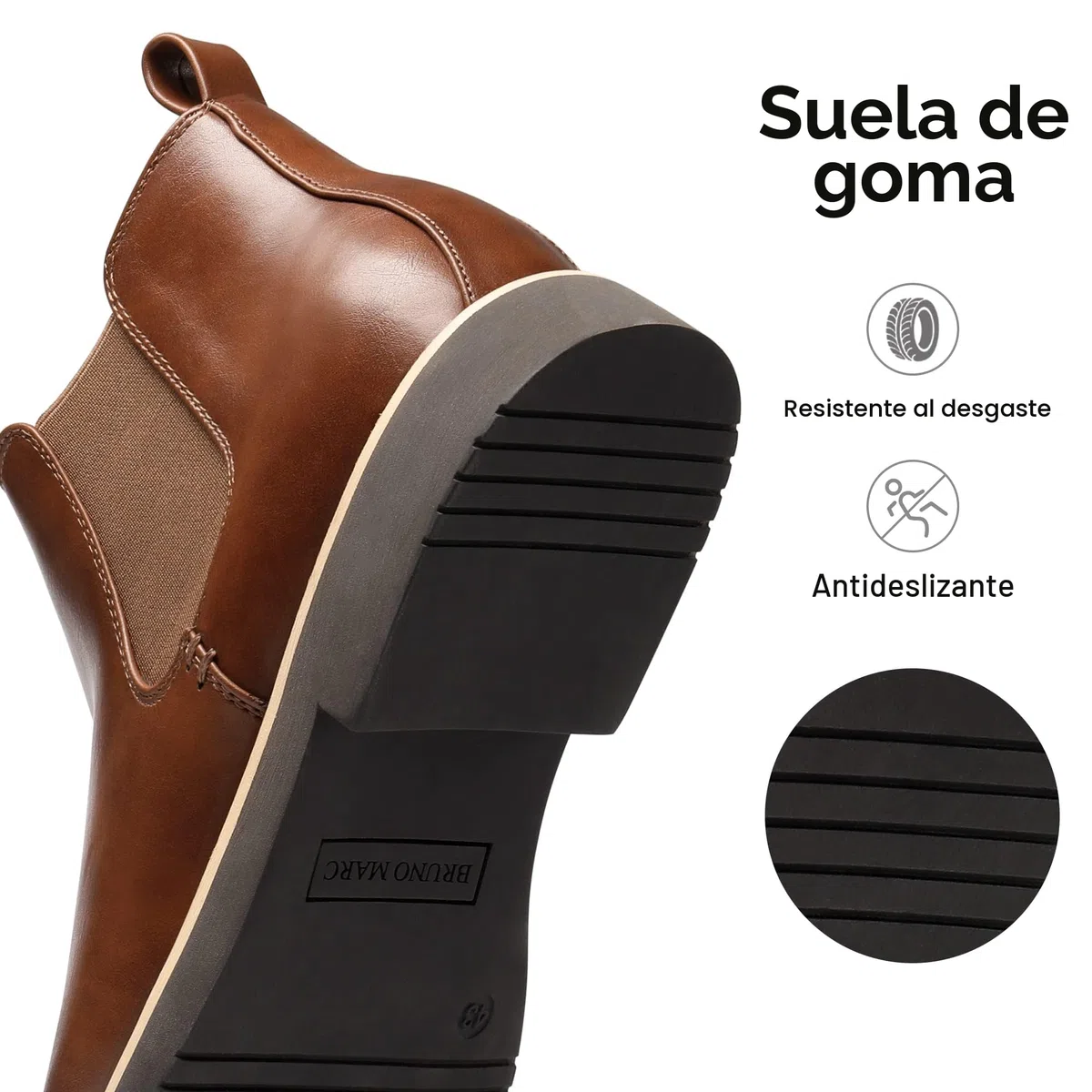 Bruno Marc Botas de hombre Chelsea Botas Botines Botas