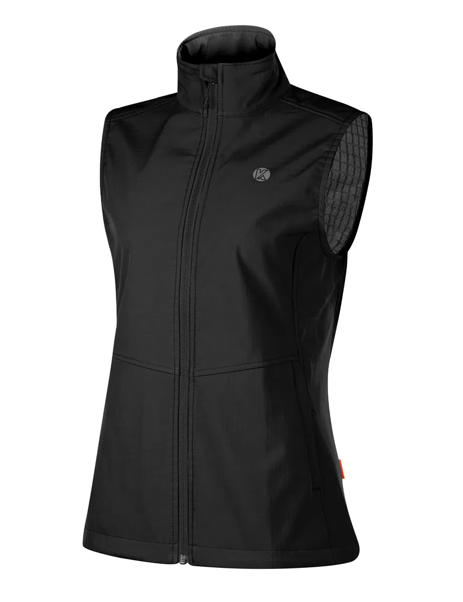 KUTOOK Chaleco Softshell para Mujer Ligero sin Mangas 4 Bolsillos Cuello Alto para Deportes Golf Senderismo Camping HC205