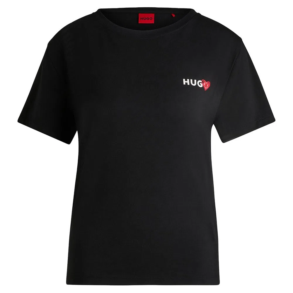 HUGO Camiseta Nikka, Negro1, XS