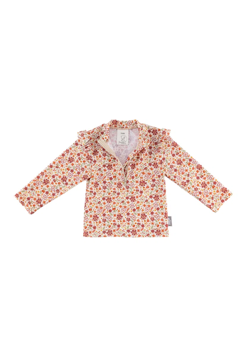 Sterntaler Badeshirt Langarm Blumen Juego de Camisa para Nadar para Bebés