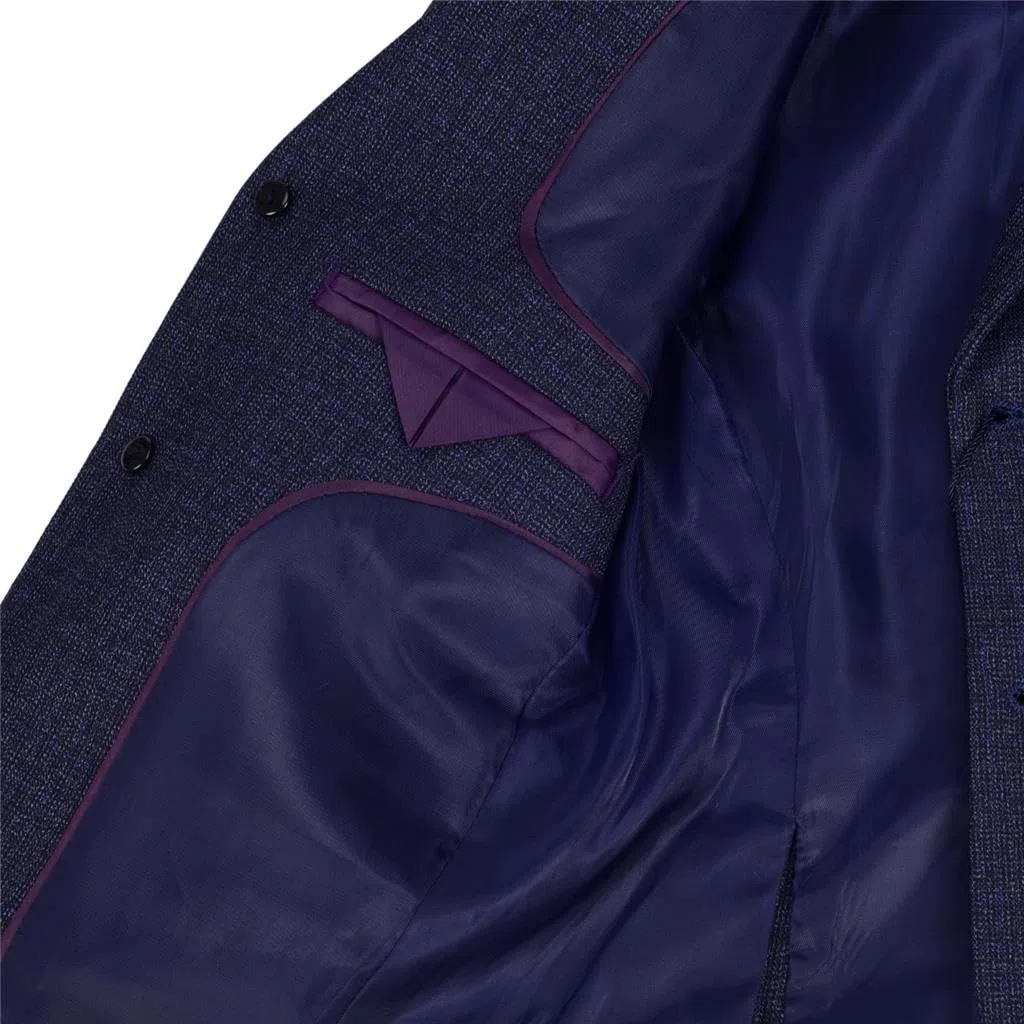 Lito Angels Trajes y Blazers Esmoquin Azul Ceremonia Boda Conjunto Elegantes con Chaqueta y Chaleco para Bebe y Niños Pequeños Talla 1-6 años