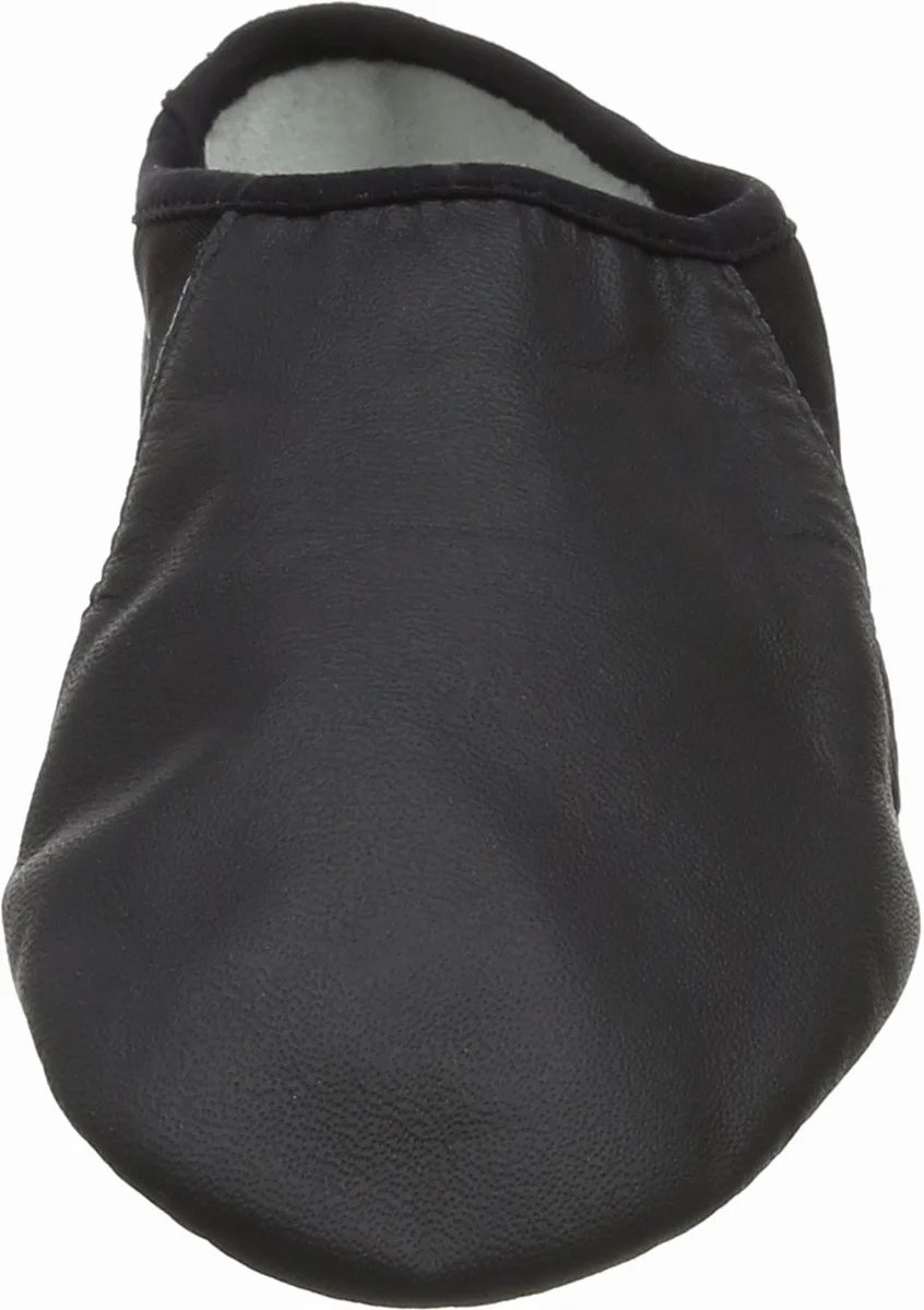 Bloch Women's Neo-Flex Slip-On Leather Jazz Shoes Neoprene Slip-On Split Sole with EVA Forefoot and Heel Pads, High Durability, Superior Fit, Flexibility, Step Dancing