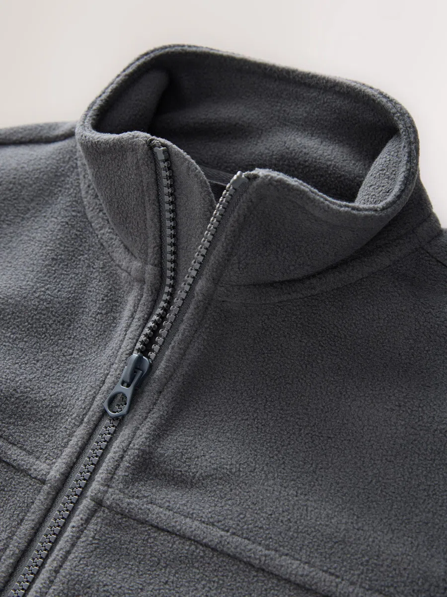 NEXT Niños Chaqueta de forro polar con cremallera y bolsillos