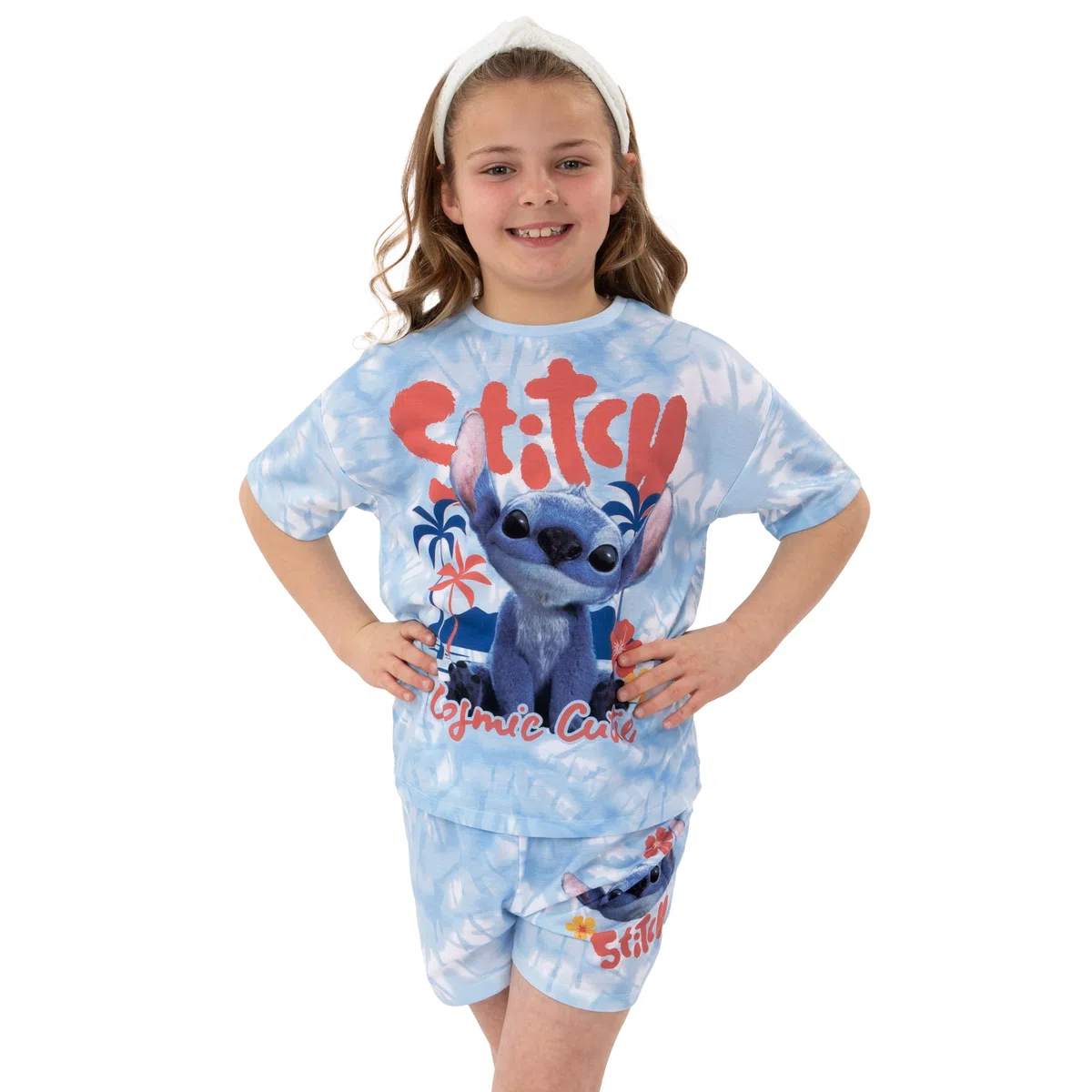 Disney Pijama De Niña Lilo Y Stitch, Pijamas Niña Manga Corta, Set De Pijama Stitch