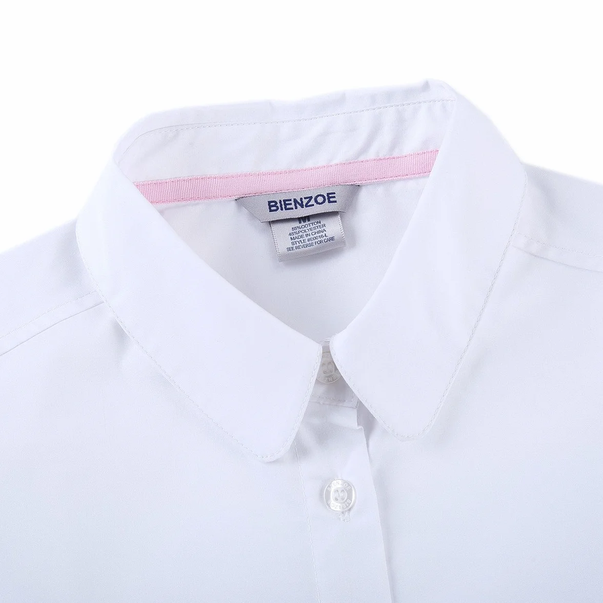Bienzoe Niña Uniformes Escolares Oxford Manga Larga Blusa