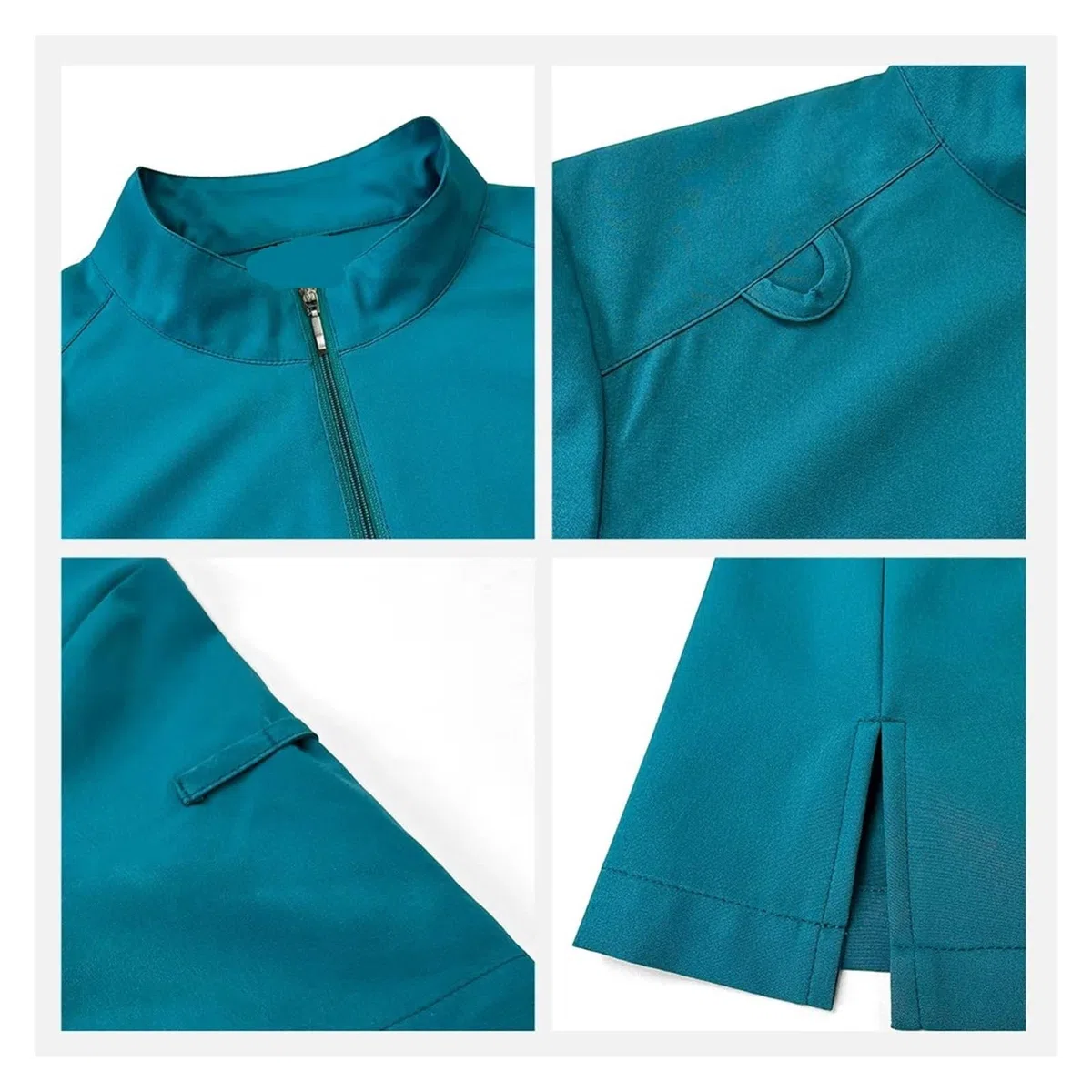Monos Médicos Conjuntos de Uniformes médicos for Mujeres y Hombres, Camisetas, Pantalones, Ropa de Trabajo for clínicas dentales y Salones de Belleza(Wine Red,XXL)