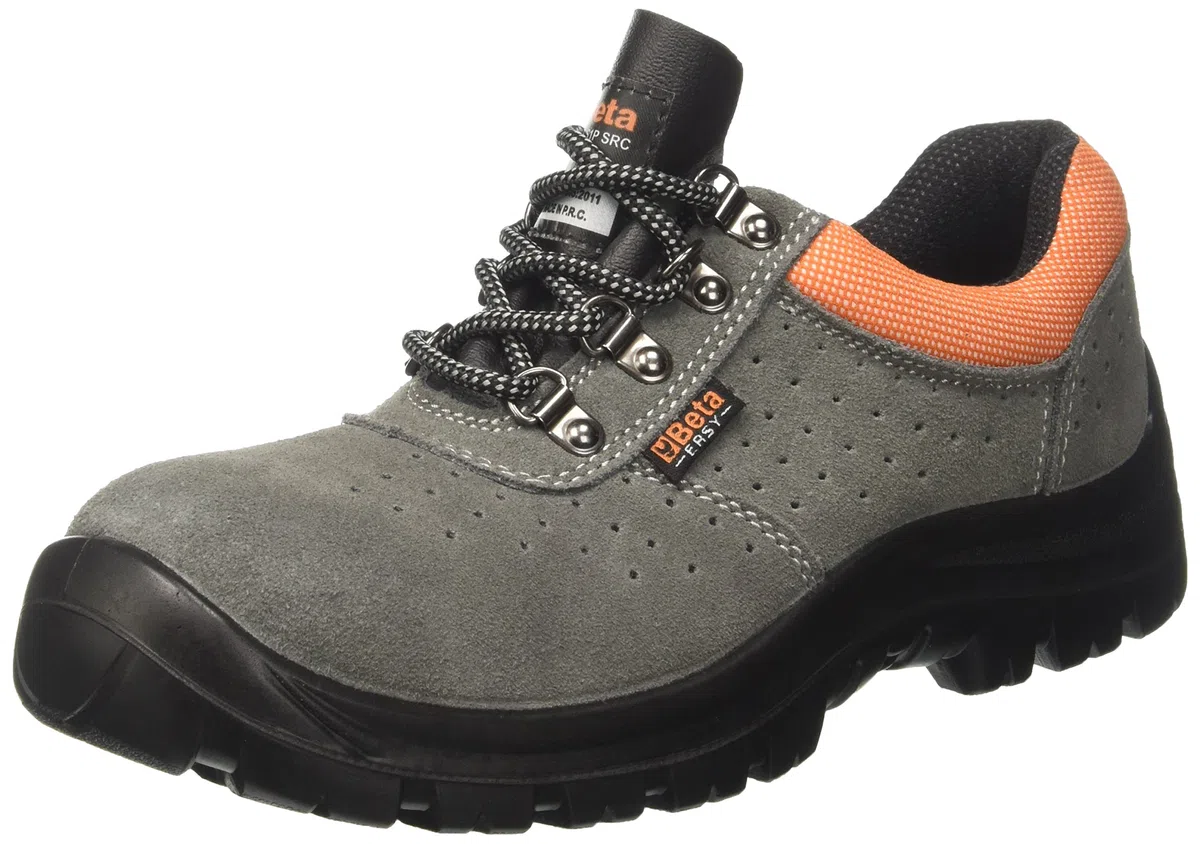 Beta - Beta & Ndash; Zapato B & Aacute;Sico de Ante Gris de Trabajo, 7246E S1P, N. 42