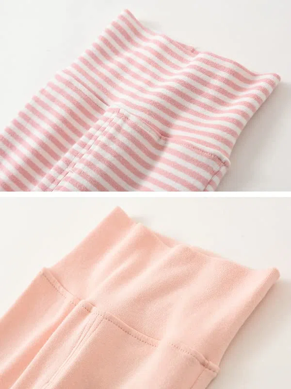 Pantalones con pies unisex para bebés de 0 a 12 meses